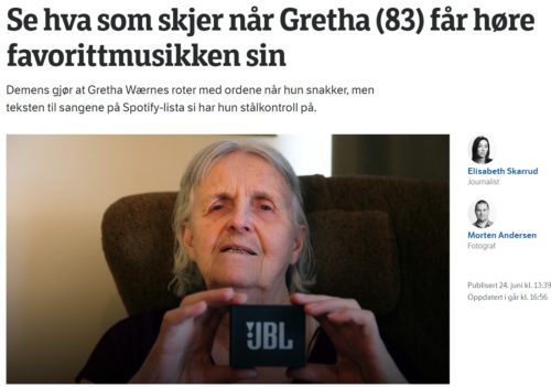 Skjermdump NRK.no
