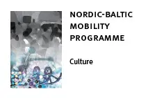 Støttet av Nordic Culture Point