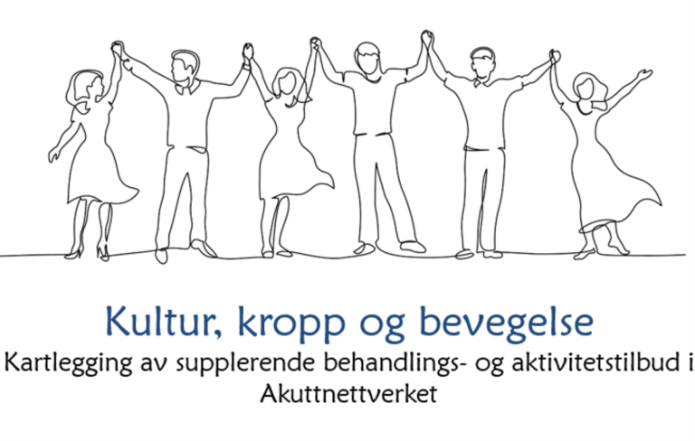 Faksimile av rapporten: "Kultur, kropp og bevegelse".