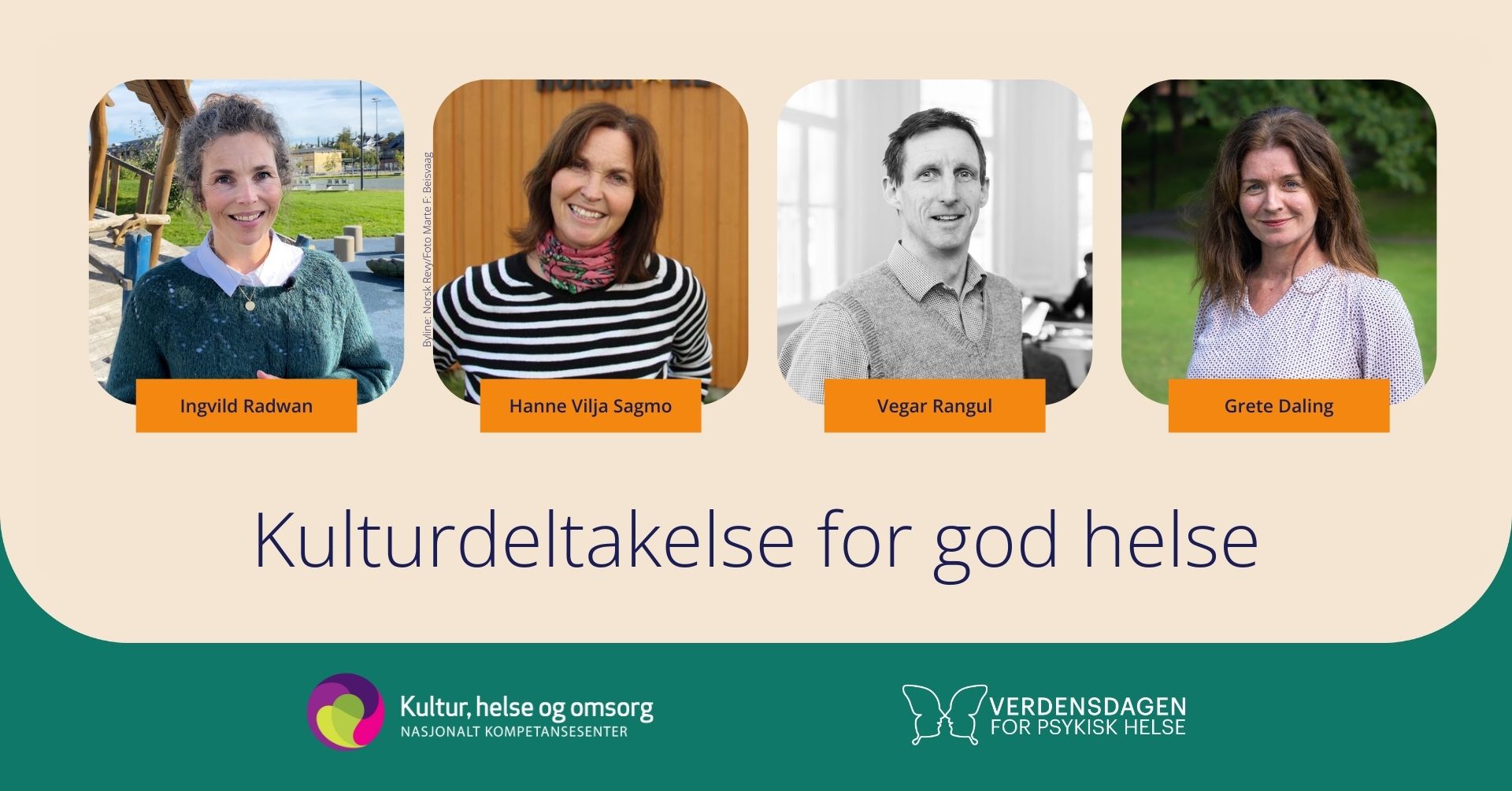 Skjermbilde: Kulturdeltakelse for god helse.