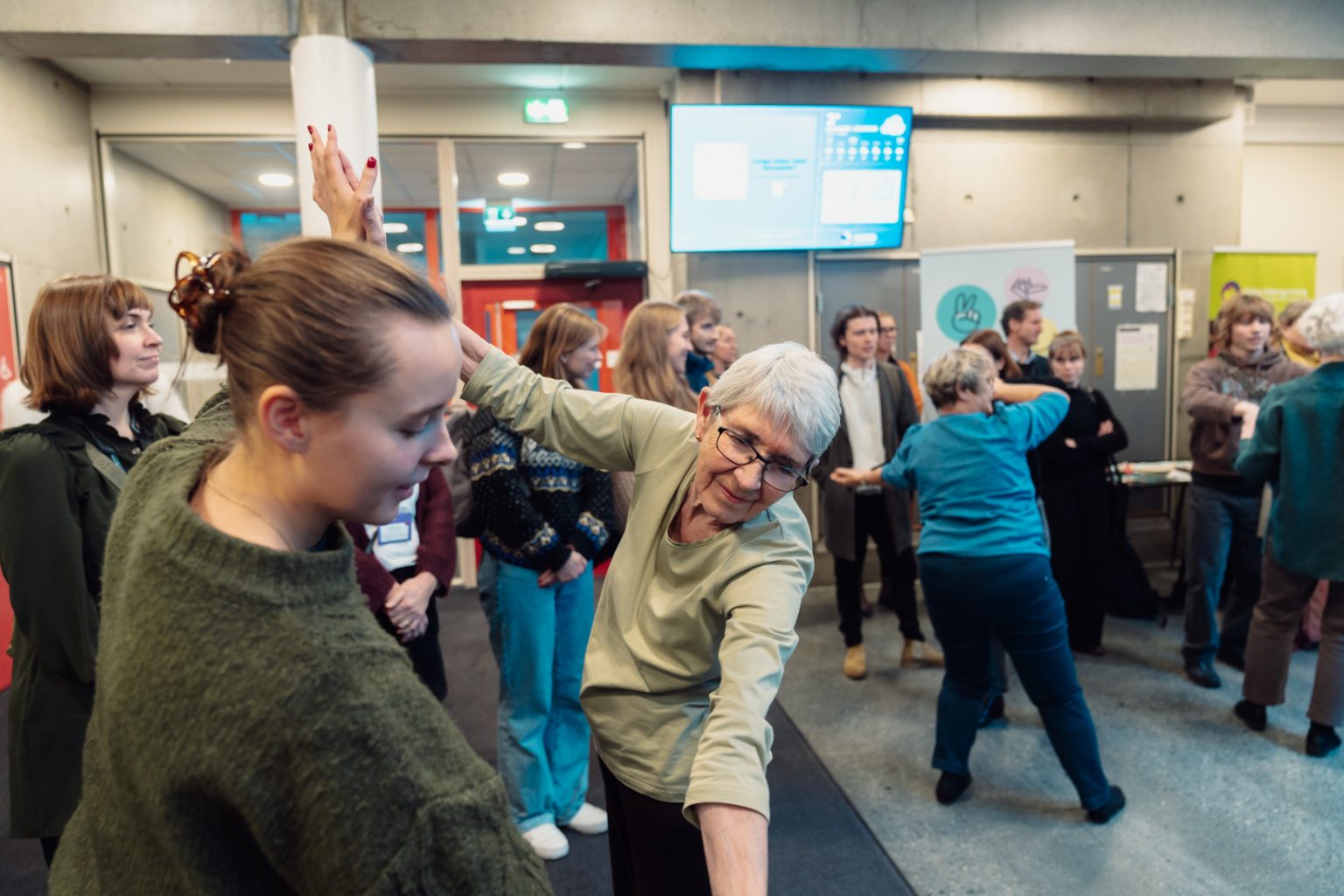 Danserne i Creme Fraichè Dansekompani 60+ danser. Foto: Christian Trustrup, TA-Kreativ.