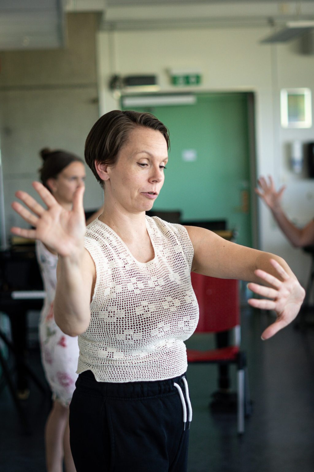 Elli Isokoski danser. Foto.