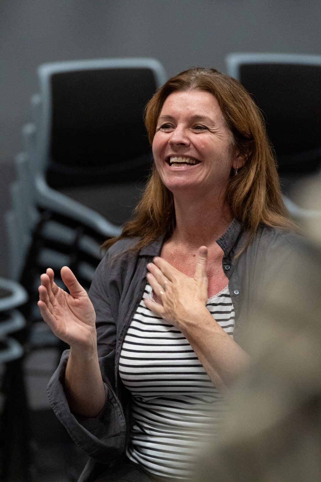 Grete Daling underviser i musikkbasert miljøbehandling.