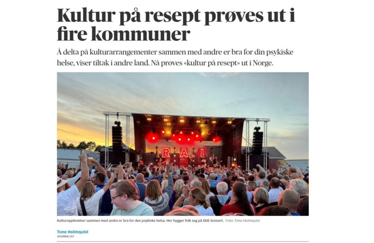 Skjermbilde av nettartikkel i Kommunal Rapport.