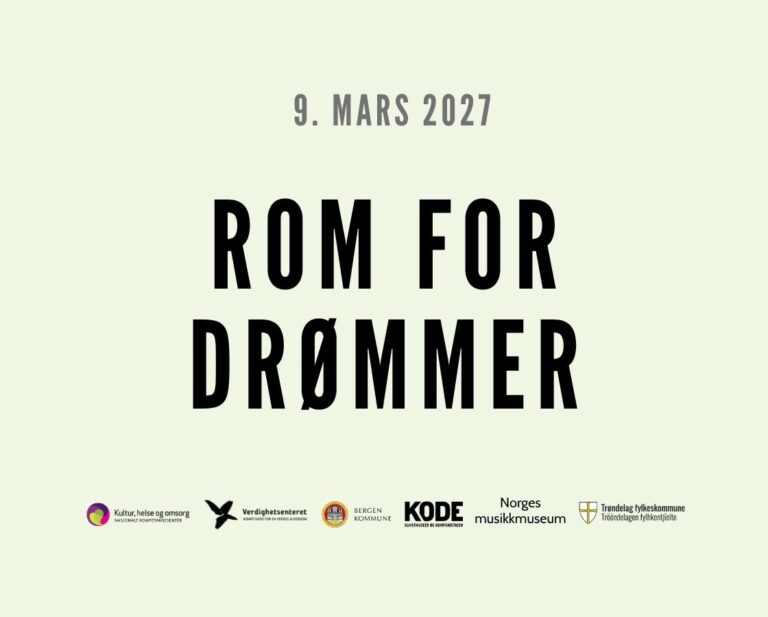 Grafisk fil med teksten: Rom for drømmer.