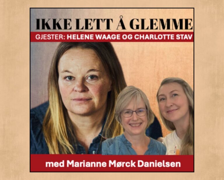 Skjermbilde av podkasten "Ikke lett å glemme".